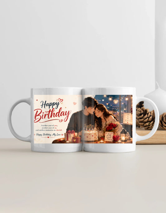 Happy Birthday Couple Mug – Premium Quality