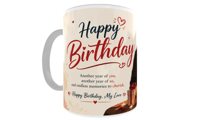 Happy Birthday Couple Mug – Premium Quality