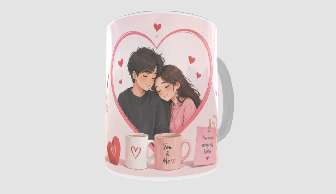 Happy Birthday Couple Mug - Premium Quality